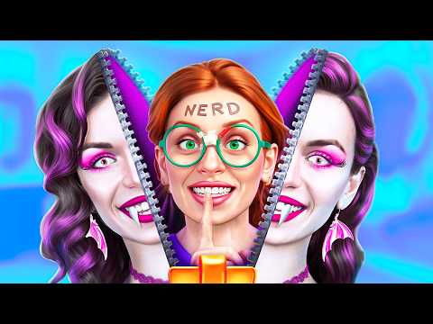 Extreme Makeover From Nerd to Beauty Vampire! How to Become a Vampire?