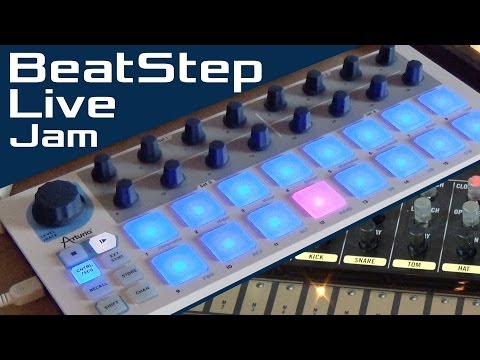 BeatStep Live Jam (+ Volca Beats, TT-303, Prophet '08)