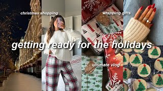 GETTING READY FOR CHRISTMAS: winter clothing haul, gift shopping, new nails, baking cookies, + more!