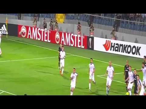 Garabag Slovan Liberic 2-2 Uefa Avrupa Ligi ( tüm qoller ve önemli pozisyonlar)