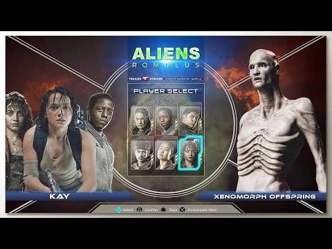 Xenomorph Hybrid Offspring vs Human Final Battle with Healthbars