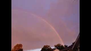 preview picture of video '~Rainbow at Sunrise~August 18, 2014~ Cushing, Oklahoma~'