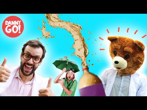 Mentos + Diet Coke EXPLOSIONS 💥| Kid Science Experiments | Danny Go!