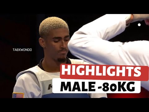 NICKOLAS Carl Alan USA & ALESSIO Simone ITA -80kg| Paris 2022 World Taekwondo Grand-Prix