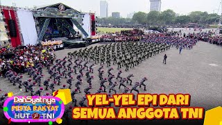 Download lagu KEREN ABIS! Inilah Yel-Yel Prajuti TNI | DAHSYATNYA HUT TNI 78 mp3
