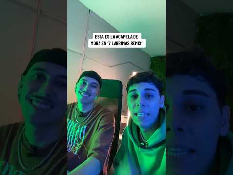 Así suena la voz de Mora acapela en ‘7 Lagrimas Remix’😞 #mora #sogeculebra #7lagrimasremix