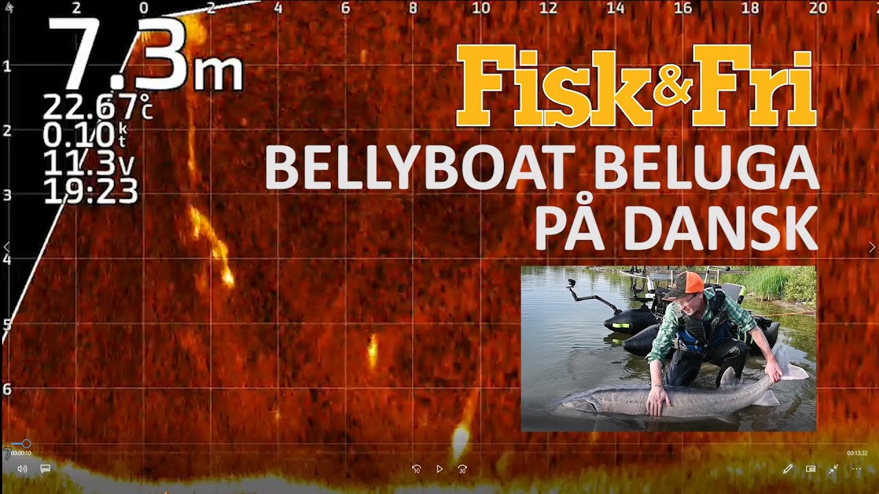 NY VIDEO: MED FLYDERING OG LIVESCOPE EFTER STØR