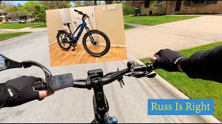 Ebike Riding On A Cold Windy Day!