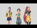 MMD MODEL DL KDH HUNTR X Touch Katseye Zoey Rumi Mira