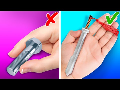 COOL MINI SWORD OUT OF BOLT || Fantastic DIY Jewelry And Accessories From Ordinary Objects