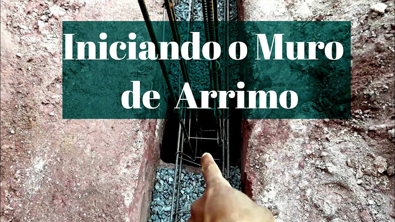 Aprenda Como Fazer um Muro de Arrimo.