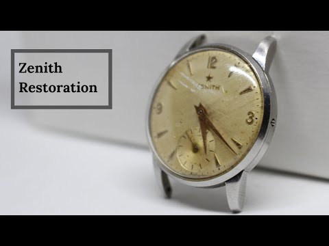 Zenith Restoration, Missing Crown and Rusted/Seized Stem