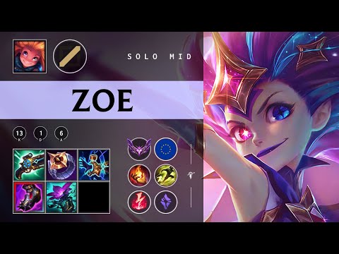 Zoe Mid vs Zilean - EUW Master Patch 25.24