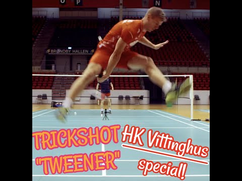 Badminton Trickshots - (Tweener - Hans Kristian Vittinghus special)