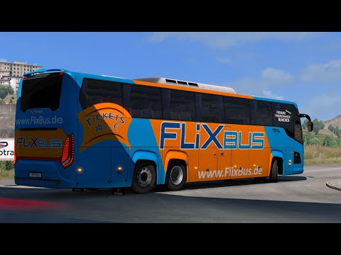 scania touring Bus mod driving gameplay / Ets2 v1.31....