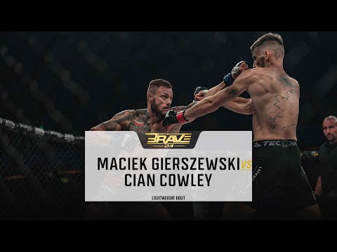 Maciek Gierszewski VS Cian Cowley | FREE MMA Fight | BRAVE CF 24
