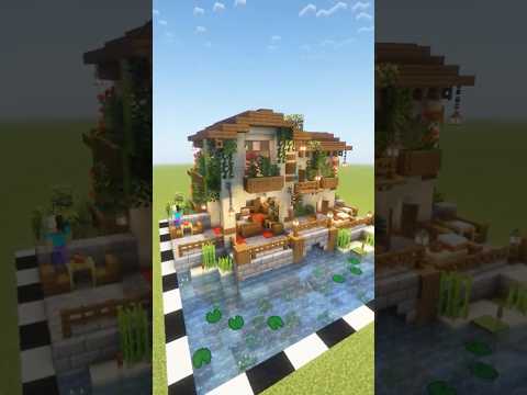 Minecraft | A.I. Generated Houses Are Horrible, So I Built Them #minecraft #minecraftshorts #shorts