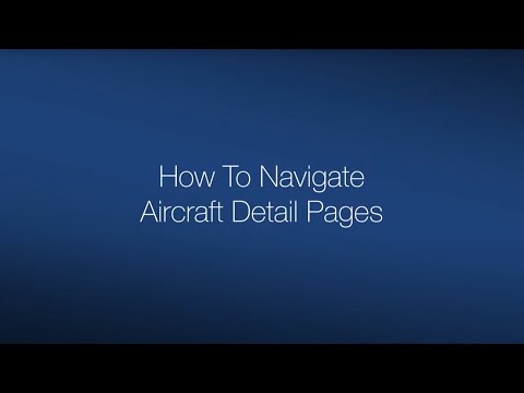 How To Navigate Aircraft Detail Pages Thumbnail