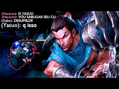 QUIS ME TILTAR FALANDO QUE VAI ME SABUGAR KKKK, MOSTREI PRA ELE MEU YASUO JUNGLE!!