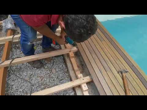 Instalação de Deck de Madeira com AGROCLIP mod. BR