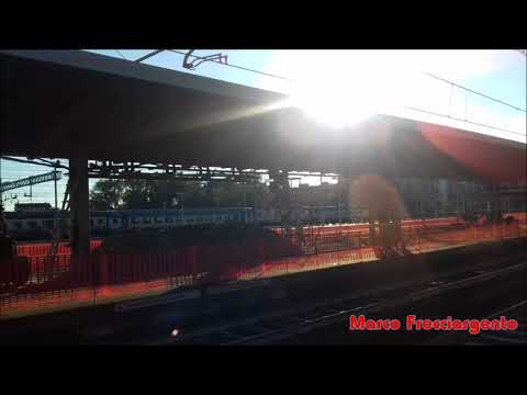 Transito alla Stazione di VE Mestre E.656 601 + E.464 in DTS (203 + 253) con carrozze MDVE - MDVC