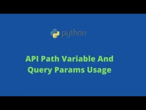 Python Flask Api Query Params And Path Variables