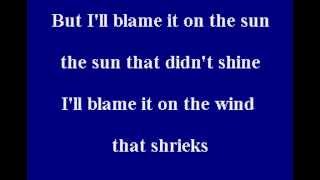 Stevie Wonder - Blame It On The Sun - Karaoke