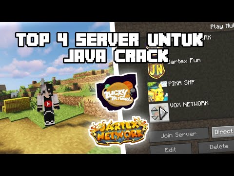 TOP 4 SERVER UNTUK MINECRAFT JAVA CRACK | Minecraft TOP 4 - Minecraft Indonesia