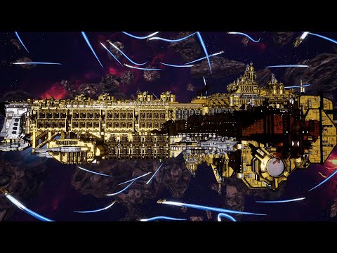 Skalgrim Mod 2021: Eternal Crusader - Imperial Fists vs Orks - Battlefleet Gothic Armada 2