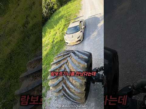 몬스터 트럭 타다가 람보르기니를 만나면