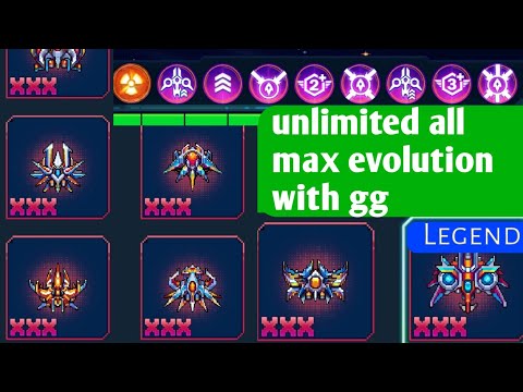 Galaxiga Classic Arcade Max Level All Ships And Drones With Max Evolution