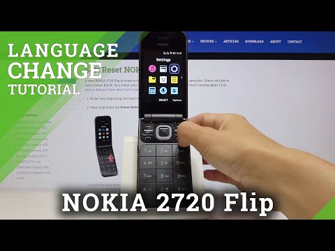 How to Change Language in NOKIA 2720 Flip – Language Settings