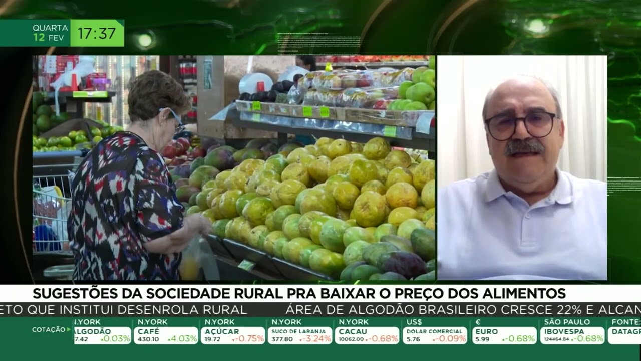 Sugestões da Sociedade Rural para abaixar o preço dos alimentos