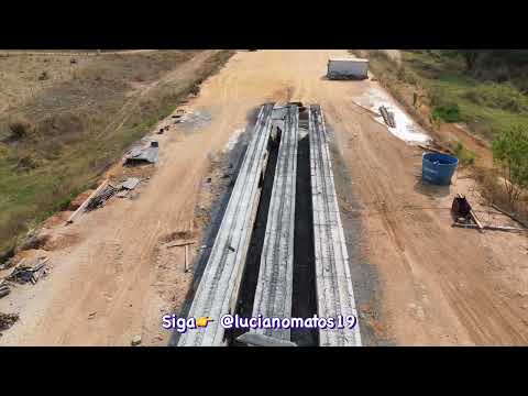 Atualização obras da FIOL no lote 6. Ferrovia Oeste-Leste. Pontilhão quase pronto? Trilhos em breve?