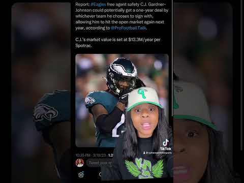 EAGLES CJ GARDNER JOHNSON EXPECTED TO SIGN 1 YEAR DEAL #nflfreeagency