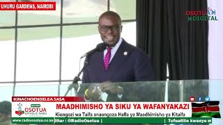 Download lagu Gov. Sakaja Tells Atwoli to BE FEARLESS. 'If You want to be Loved by Everyone sell Ice Cream' mp3