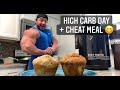 First Refeed Day | Shoulder Workout | Cheat Meal