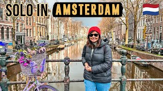 Indian Girl Traveling Solo in Amsterdam! | AMSTERDAM TRAVEL VLOG 🇳🇱