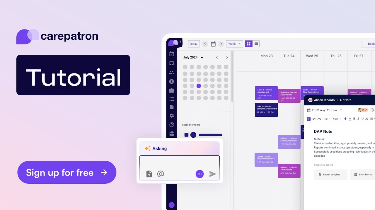 Carepatron Tutorial: Setting up your workspace for beginners
