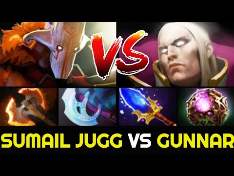 SUMAIL Juggernaut Hard Game vs GUNNAR Exort Invoker 7.27 Dota 2