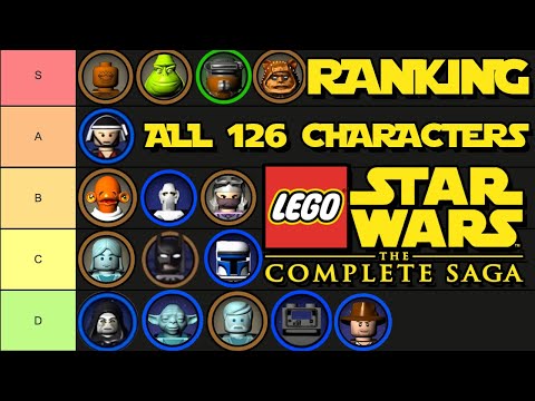 I RANKED ALL 126 CHARACTERS FROM LEGO STAR WARS: THE COMPLETE SAGA