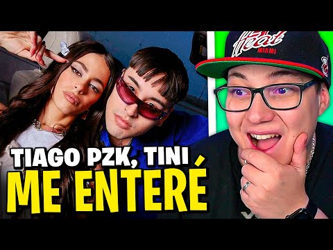BOFFE REACCIONA a TIAGO PZK y TINI: "ME ENTERÉ"