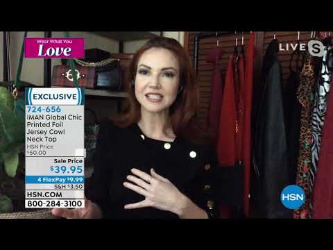 HSN | IMAN Global Chic Fashions 01.07.2021 - 07 PM