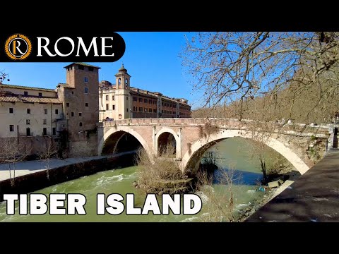 Rome guided tour ➧ Tiber island [4K Ultra HD]