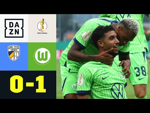 Wölfe entgehen Blamage nur knapp! Siegtor in letzter Minute: Jena - Wolfsburg 0:1 | DFB-Pokal | DAZN