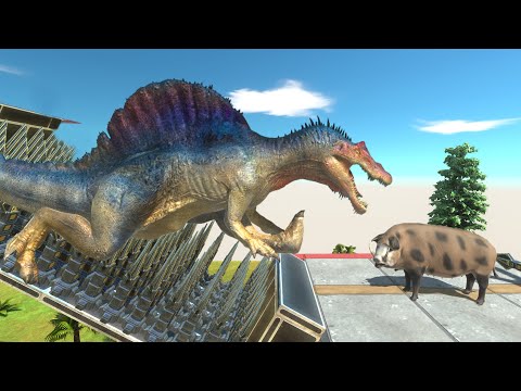 Falling every units on the spikes - Animal Revolt Battle Simulator