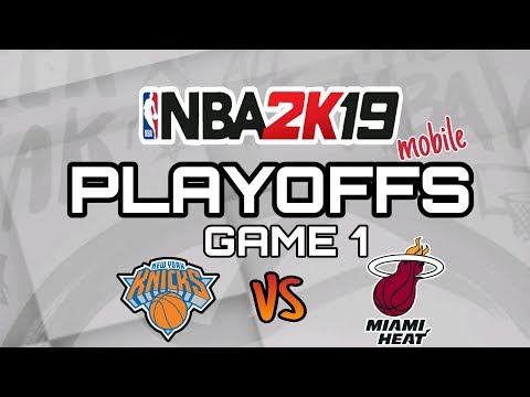 NBA 2K19 MOBILE PLAYOFFS GAME 1 MY CAREER EP.15