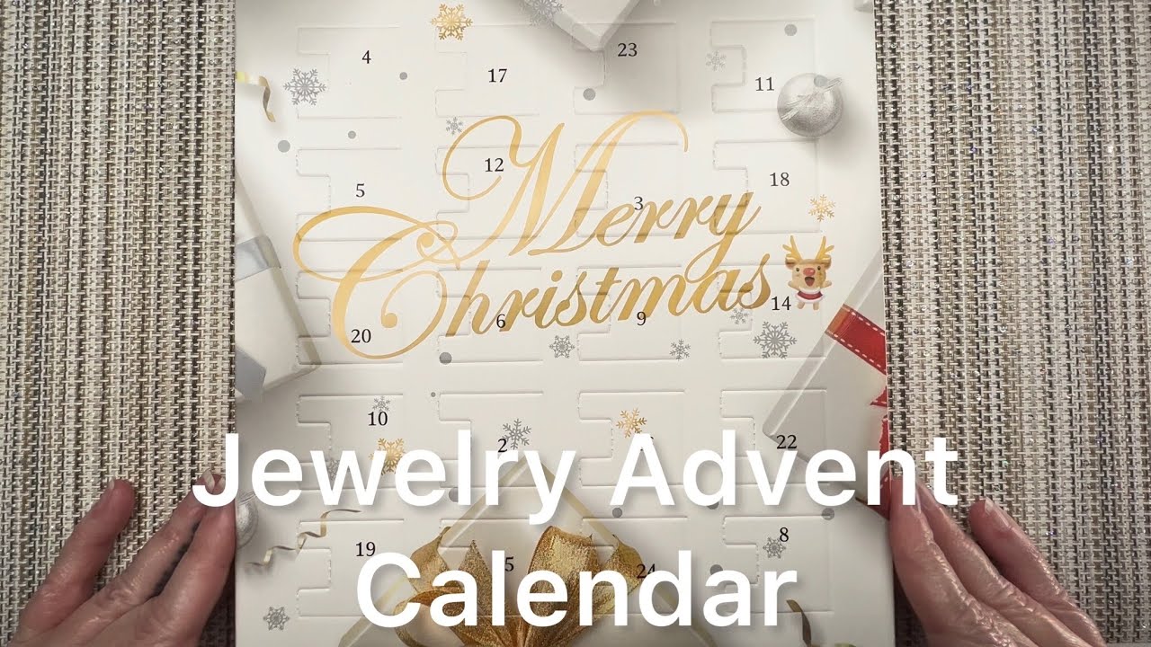 Jewelry Advent Calendar Christmas Edition 24 Days of Jewelry #unboxing #jewelry #adventcalendar