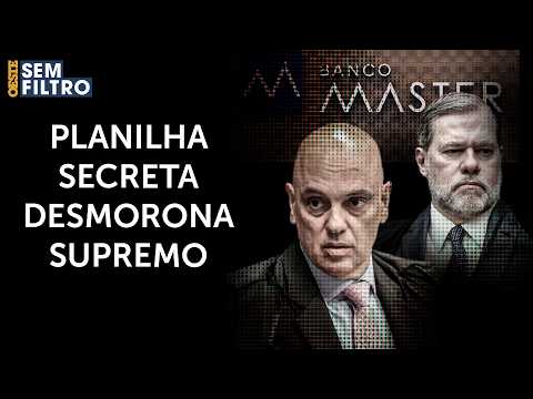 Documento apreendido pela PF expõe Moraes, Toffoli e Viviane Barci em evento do Master