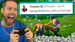 I will pay $1000 for a WIN on FORTNITE OG!